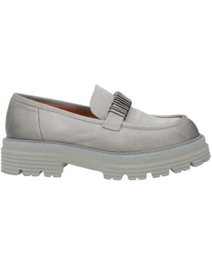 Thea Mika Loafers Leather - Gray