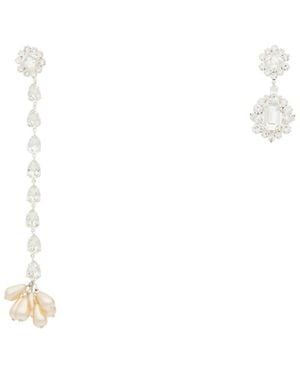 Magda Butrym Earrings Brass, Resin - White