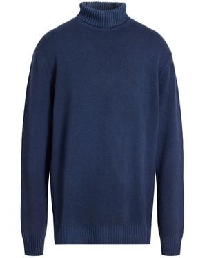 Malo Turtleneck Virgin Wool - Blue