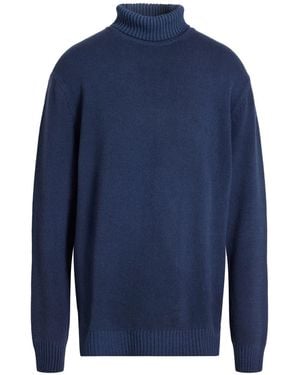 Malo Turtleneck Virgin Wool - Blue