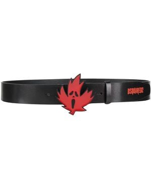 DSquared² Belt Leather - White