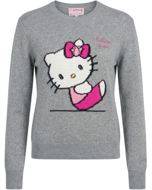MC2 Saint Barth Sweater Wool, Viscose, Cashmere, Polyamide - Gray