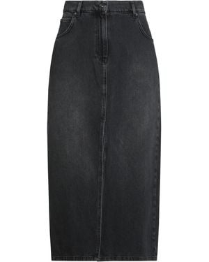 Ottod'Ame We Love Denim Denim Skirt Cotton - Black