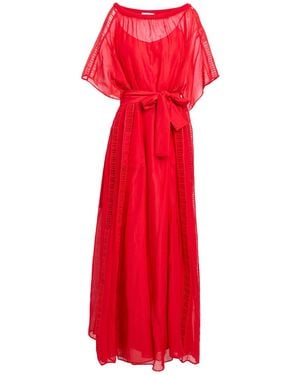 Iceberg Maxi Dress Cotton, Silk - Red
