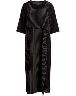 Y's Yohji Yamamoto Midi Dress - Black