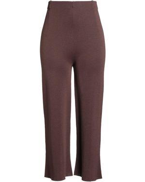 CROCHÈ Chocolate Pants Merino Wool, Acrylic - Purple