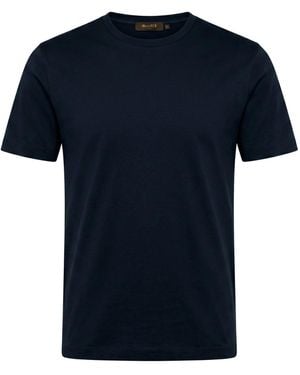 Moorer T-Shirt Cotton, Elastane - Blue