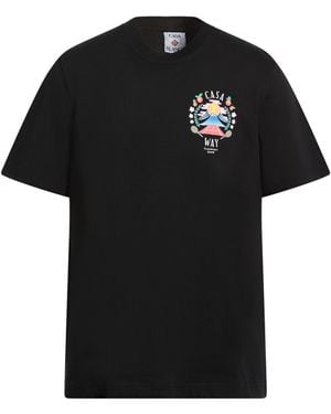 CASABLANCA T-Shirt Organic Cotton - Black