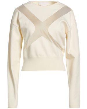 Genny Ivory Sweater Viscose, Polyester, Polyamide - White