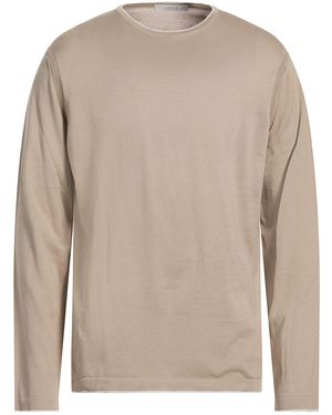 Vneck Sweater Cotton - Natural