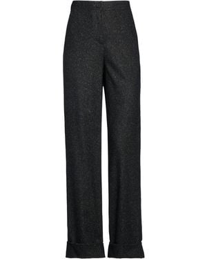 Lardini Trousers Wool, Polyester, Acrylic, Silk, Elastane - Black
