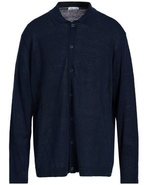 THELAND Midnight Cardigan Linen - Blue