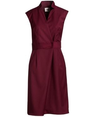 Dixie Midi Dress Polyester, Viscose, Elastane - Red