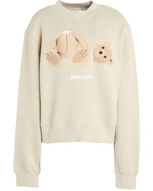 Palm Angels Sweatshirt Cotton - White