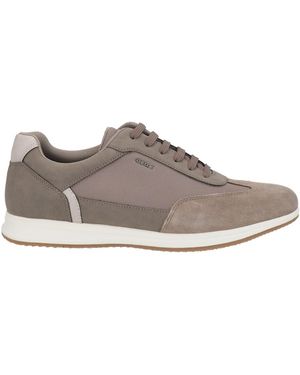 Geox Taupe Sneakers Synthetic Material, Textile Fibers - Gray