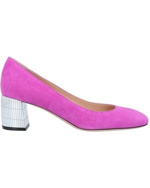Bally Fuchsia Pumps Kidskin - Pink