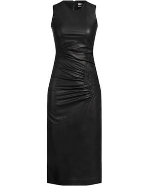 Bally Midi Dress Lambskin - Black