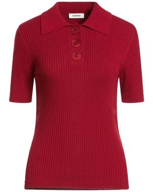 Sandro Jumper Viscose, Acrylic, Elastane - Red
