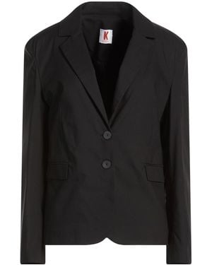 Kontatto Blazer Cotton, Nylon, Elastane - Black