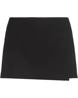 ANDAMANE Mini Skirt Viscose, Polyester - Black