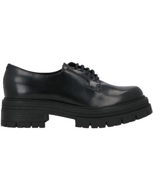 Saint Tropez Lace-Up Shoes Leather - Black