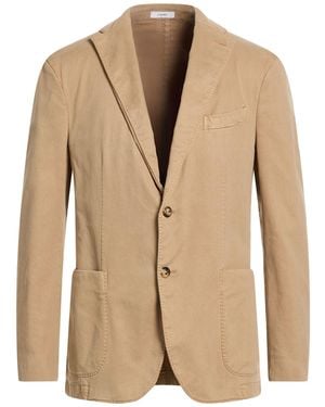 Boglioli Sand Blazer Cotton, Tencel, Silk, Elastane - Natural