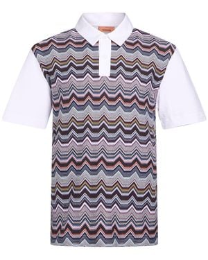 Missoni Polo Shirt Cotton - White