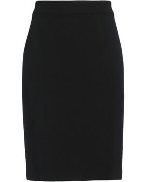 Emporio Armani Midi Skirt Viscose, Acetate, Elastane - Black