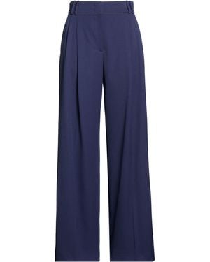 Another Tomorrow Midnight Pants Virgin Wool, Elastane - Blue