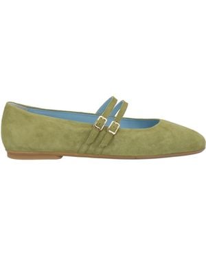 Voile Blanche Ballet Flats - Green