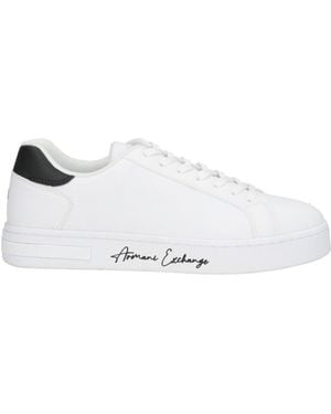 ARMANI EXCHANGE Sneakers Polyester, Polyurethane - White