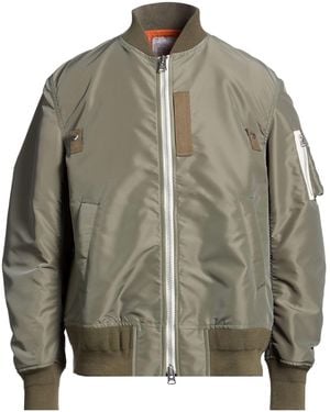 Sacai Military Jacket Nylon - Grey