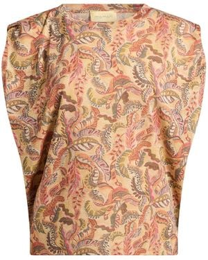 Momoní Sand T-Shirt Polyester, Viscose, Polyamide, Metallic Fibre, Elastane - White