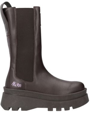 Nira Rubens Botines de caña alta - Marrón