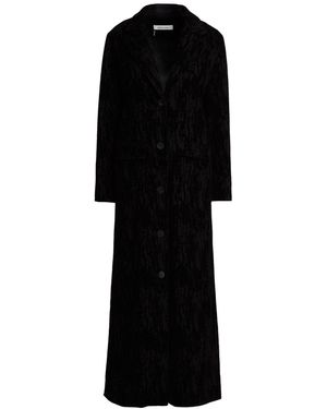 Nostrasantissima Coat Viscose, Polyamide, Elastane - Black