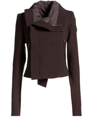 Rick Owens Jacket Virgin Wool, Polyamide, Elastane - Black