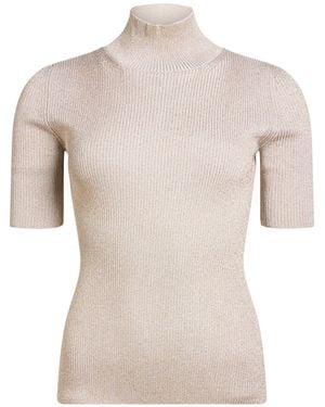 Missoni Rollkragenpullover - Natur