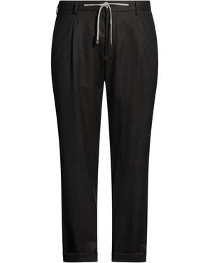 Barba Napoli Pants Virgin Wool - Black