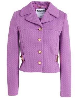 Moschino X Smiley World Jacket Polyamide, Cotton - Purple