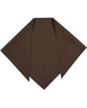 Magda Butrym Scarf Cotton - Brown