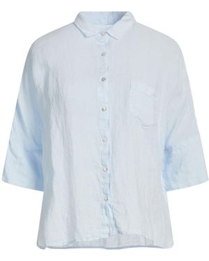 120% Lino Shirt Linen - Blue