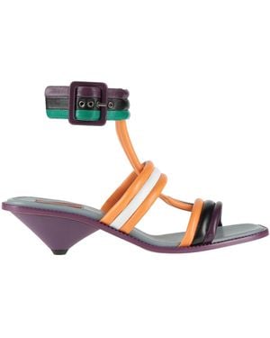 Missoni Dark Sandals Leather - White