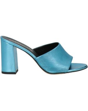 Bervicato Sandals Leather - Blue