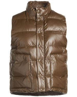 Semicouture Gilet - Brown