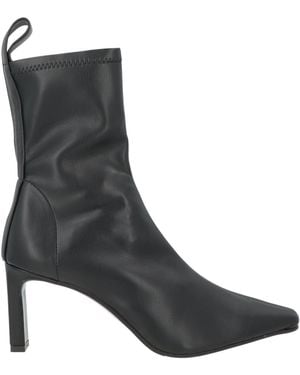 Ovyè Ankle Boots Leather - Black