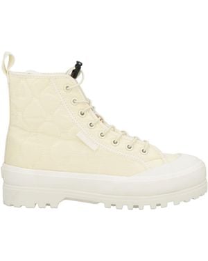 Superga Ankle Boots Textile Fibres - Natural