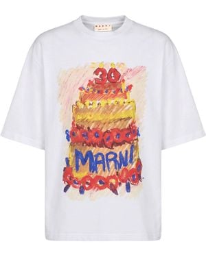 Marni T-Shirt Cotton - White