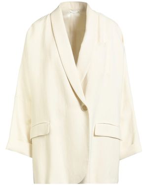 Brunello Cucinelli Blazer Viscose, Linen - White