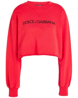 Dolce & Gabbana Sweatshirt Cotton - Red