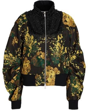 Dries Van Noten Jacket Viscose, Acetate, Cotton, Polyester - Black
